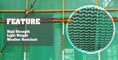 China Five years guarantee green PE scaffold safety net with UV resistant for sale