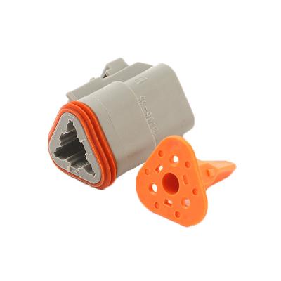 China Cost Effective Automotive Car Fire Truck Tractor Trailer Detachment Series 3 Pin German Connectors DT06-3S for sale