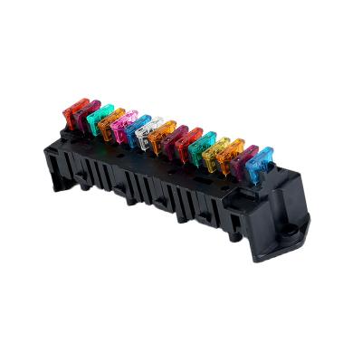 China Auto Vehicle Car Boat Marine Automotive Blade Fuse Box Holder Engine Fuse Holder Box Block With LED Light Indication for sale