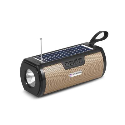 China The good quality hot selling wireless radio portable solar speaker with AUX radio. USB TF CARD FM Built in 1200 mAh Battery for sale