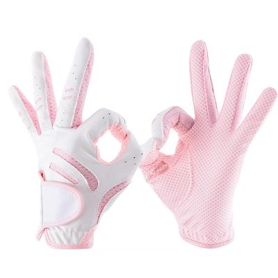 China Customized Classical Feel Golf Glove Microfiber Golf Gloves With Packaging for sale