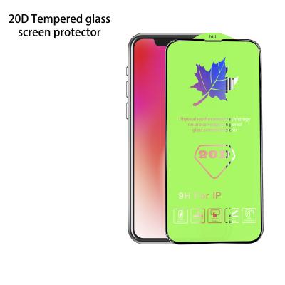 China Mobile Phone 20D Maple Leaf Full Page Protective Film For Samsung Tempered Glass for sale