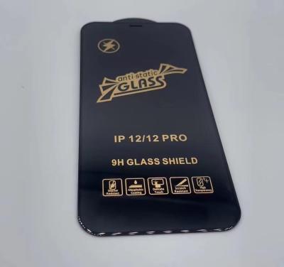 China 3D Mobile Phone Shield 9H Cell Phone Anti-static Glass Glass for iphone 12/12pro for sale