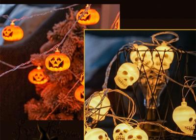 China IP44 luces de la calabaza de las luces 1.5M10 LED Halloween de la secuencia del PVC Halloween en venta