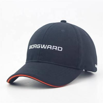 China Golf Hat Embroidery Navy Blue Personalized Breathable Custom Baseball Cap for sale