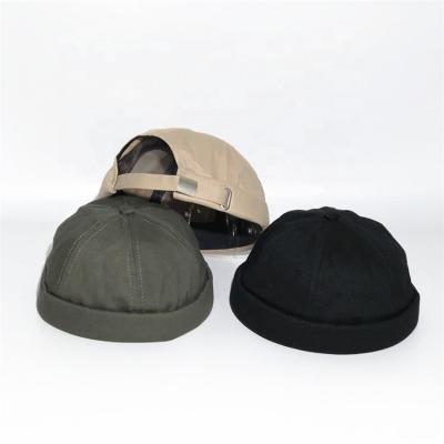 China Plain JOINT Miki Hat Hip Hop Brimless Custom Docker Supporter Hat for sale