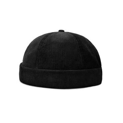 China JOINT Custom Brimless Corduroy Visorless Docker Owner Hat Fashionable Docker Hat for sale