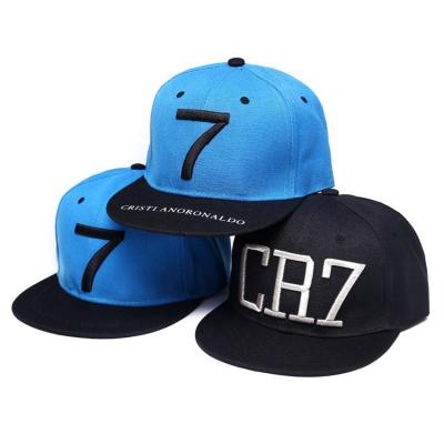 China COMMON Customize Two Tone Cotton 6 Panel Flat Brim Embroidery Snapback Snapback Hat And Hat for sale