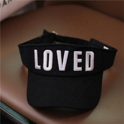 China Wholesale 3D Image Embroidered Logo Cycling Cotton Sun Visor Hat And Cap for sale