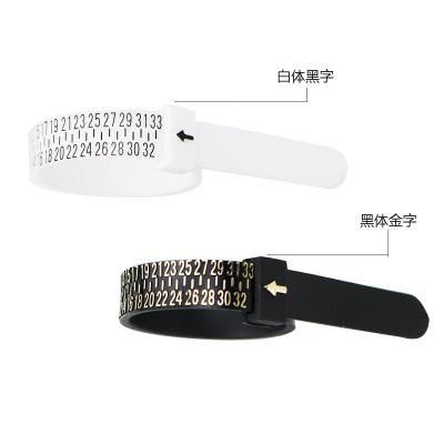 China Custom Logo Ring Sizer Ring Sizer Sizer Black Ring Sizer Measuring Tool US and UK A-Z Adjuster Tools for sale