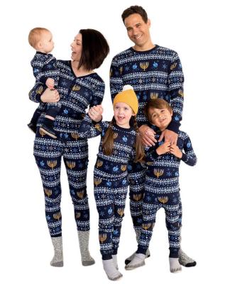 China Parent-child Thermal Hot Sales Outfit Christmas Matching Pajamas For Family Mom Dad Kids Baby for sale