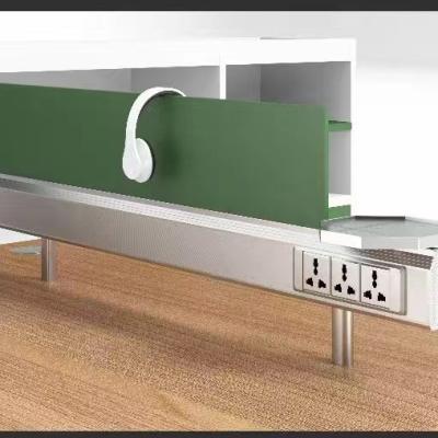 China Regular Workstation Table Top Divider With Socket Box For Commercial Office Furniture Desk for sale