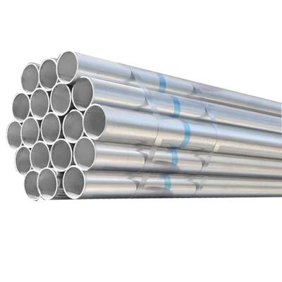 China Liquid Pipe Hot Dip Galvanized Round Steel Pipe / Gi Pipe Pre Galvanized Steel Pipe Galvanized Tube For Construction for sale