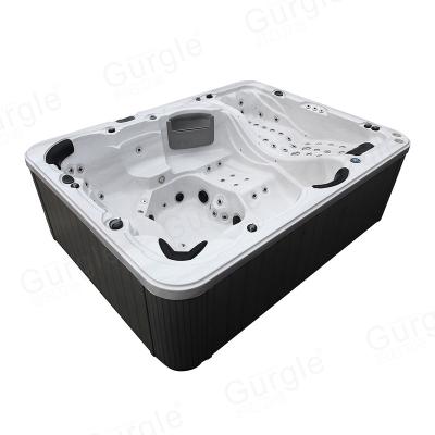 China Gurgling Hot Tub/Whirlpool Indoor Bathtub/Free Standing Bathroom Jacuzzi Massage Bathtub Price 3000mm Large For Adults for sale