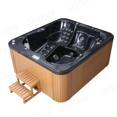 China Modern Gurgling Outdoor Acrylic Whirlpool Bathtubs Massage Hydraulic Hot Tubs 5 Person Balboa Big Spa Tub Spas Hot Tub for sale