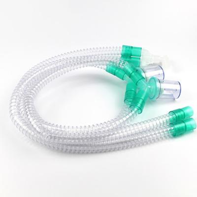 Κίνα Medical Aedeatric Breathing Circuit Tube Customizable Disposable Anesthesia Breathing Circuit Corrugated προς πώληση