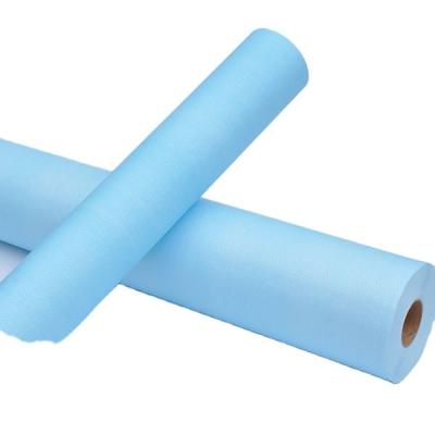 China Disposable Medical Paper Couch Bed Roll Massage Table Paper Roll Water Repellent Non Woven Fabric for Hospital zu verkaufen