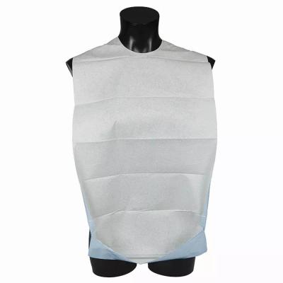 China Wholesale Disposable Adult Bibs Waterproof Adult Neckerchief Bib With PE Film for sale