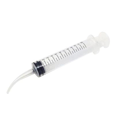 중국 ISO13485 Disposable Dental Supplies Plastic Medical Syringe 12CC 판매용