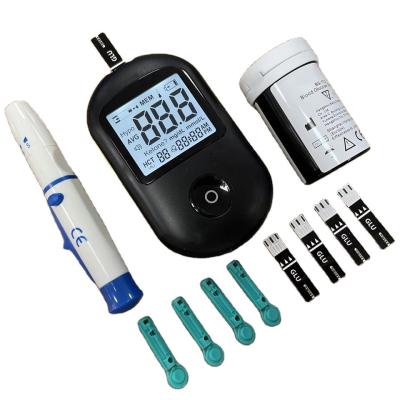 China Glucose Monitor Glucometro No Code Free Blood Glucose Meter Glucometer Diabetes Machine with Strips en venta