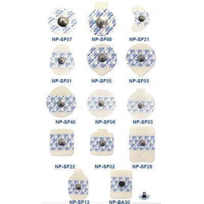 Chine Disposable ECG Electrodes Pad Foam Stainless Steel Snap à vendre