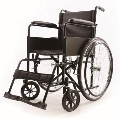 중국 Foldable Back Detachable Footrest Steel Manual Wheelchair 판매용