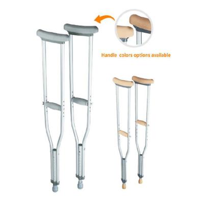 China Lightweight Durable Medical Equipment Strong Aluminum Axillary Crutches For Disabled Te koop