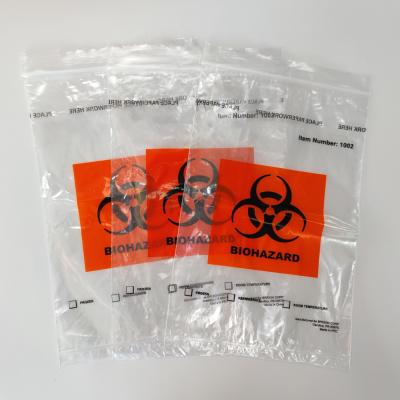 China Autoclavable bags biohazard customizable medical biohazard red bags sizes zu verkaufen