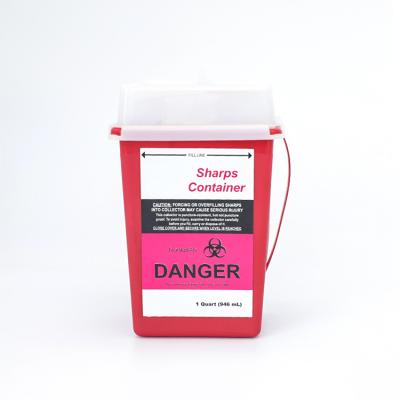 China Disposable Plastic Medic Container Medical Collection Biohazard Disposal Bags zu verkaufen