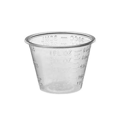 China Non-Sterile Graduated Plastic Medicine Cups 30ml for sale