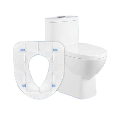 中国 Comfortable Disposable Medical Products Tissue And PE Film Soft Toilet Paper Seat Covers 販売のため