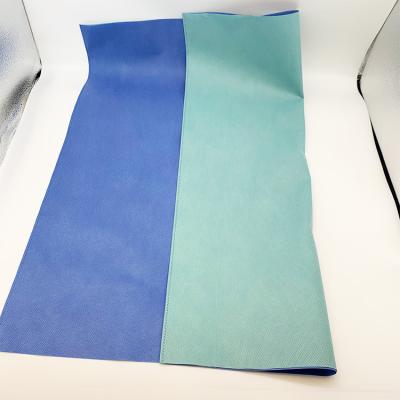 中国 SMS Medical Surgical Supplies Two Color Bonded Surgical Sterilization Wraps 販売のため