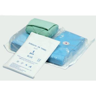 中国 Medical Disposable Sterilized Surgical OR Towel Hole Towel 販売のため