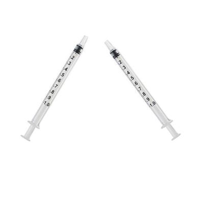 China Single Use Low Dead Space Single Use 1ML Luer Lock Syringe à venda