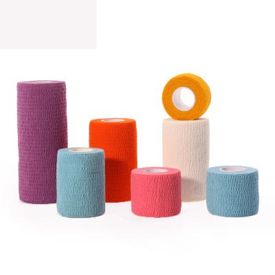 Cina CE Cotton Self Adhesive Bandage Wrap For Sports , Hand And Leg Guard in vendita