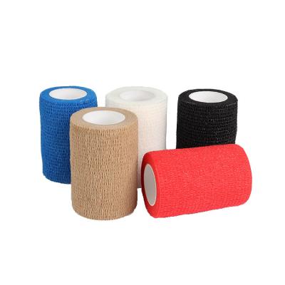 Cina CE Class I Wound Care Supplies Cotton Flexible Disposable Cohesive Bandage Wrap in vendita