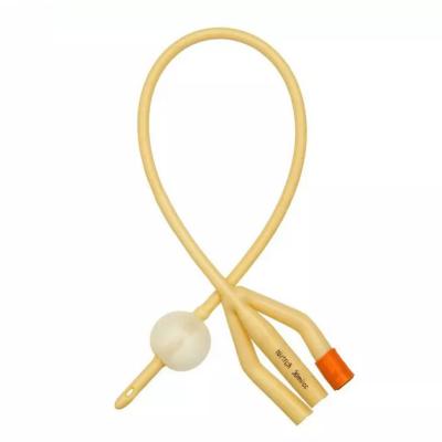 Cina Hospital Urine Catheter Latex Foley Ureteral Catheter Smooth 3 Way or 2 Way Latex Foley Catheter Latex in vendita