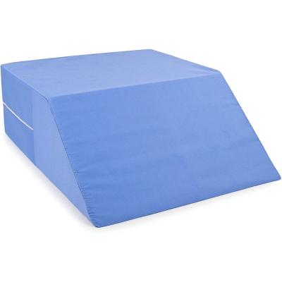 China Blue Memory Foam Pillows Machine Washable Pillowcase Bed Wedge Correction Triangle Pillow For High Legs Sciatica Back Hip Pain Te koop