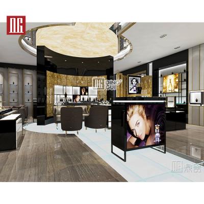 China High End Acrylic Glass Jewelry Display Perfume Shop Display Showcase for sale