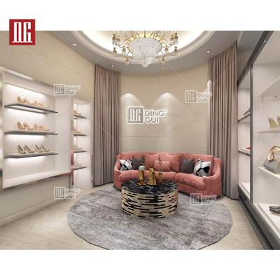 China Display New Ideas Guangzhou Manufacture Ideas Jewelry Furniture Shoe Store Wall Display Outdoor Shoe Store Showcase for sale