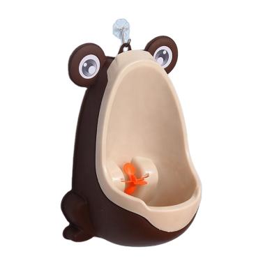 China Eco-freindly/Wall Can Be Placed Or On The Ground Hot Sale Frog Cartoon Pattern Wall Hung Portable Wall Mounted Kid Urinal For Kids for sale