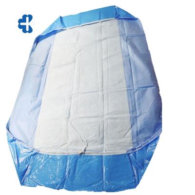 China 2021 Chinese Hospital New Products Manufacturer Disposable Medical Bed Protective Sheet Operation Bed Cover With Rope Band For Hospital for sale