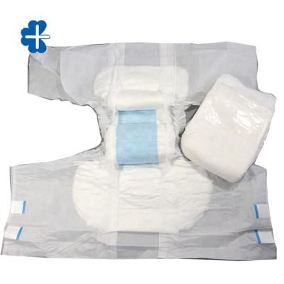 China High level quality printed disposable adult diapers with excellent side leakage and water absorption for sale