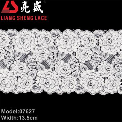 China 07627 OEKO-TEX GRS certificate BSCI viable factory sells hot sales wholesale nylon stretch lace fabrics for women just a balance for sale