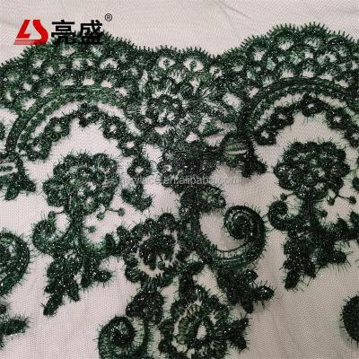 China 100% Polyester Water Soluble Sheer Mesh Embroidery Water Soluble Fabric With Snap Yarn And Bone Yarn for sale