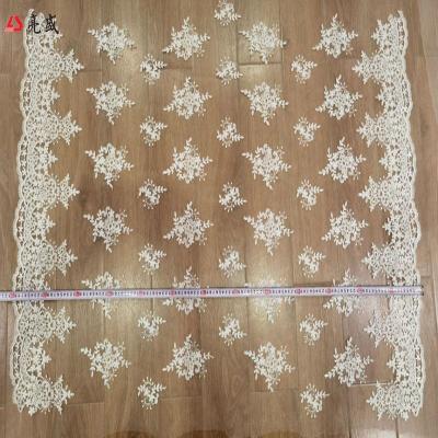 China hot sale 3D embroidery lace products for wedding lace dresses garment lace up wholesale for sale