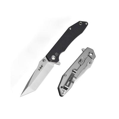 China Screw Release SANRENMU 9002 EDC Tool Outdoor Survival Camping Pocket Folding Knife for sale