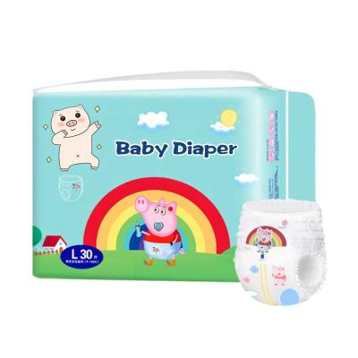 China Cheap bulk printed baby diapers from bambers yubest newborn cotton muslin baby diapers for sale