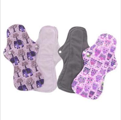 China OEM Super Absorbent Reusable Cloth Menstrual Pad Low Price Removable Washable Sanitary Diaper for sale