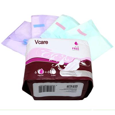 China Pads Wholesale Cotton Super Absorbent Soft Disposable Sanitary Napkins Cheap Female Sanitary Napkins for sale